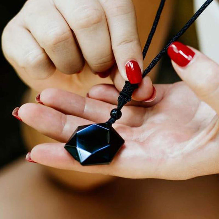 Premium Obsidian Talisman Necklace - image 2