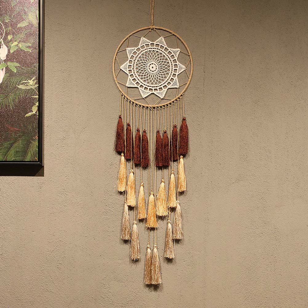 Olivenorma Braided Lace Tassel Pendant Dream Catcher - image 4