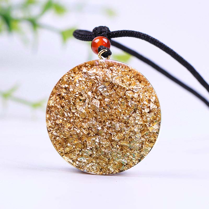 Olivenorma Peridot Metatron's Cube Symbol Necklace - image 3