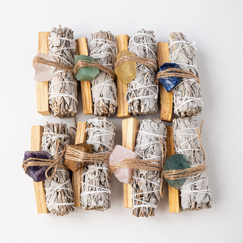 Olivenorma White Sage Peruvian Sacred Wood Strips Crystal 3-Piece Set - image 18