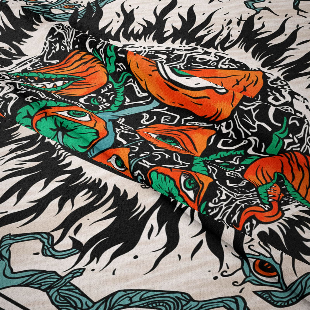 Olivenorma Trippy Mushroom Wall Tapestry - image 4