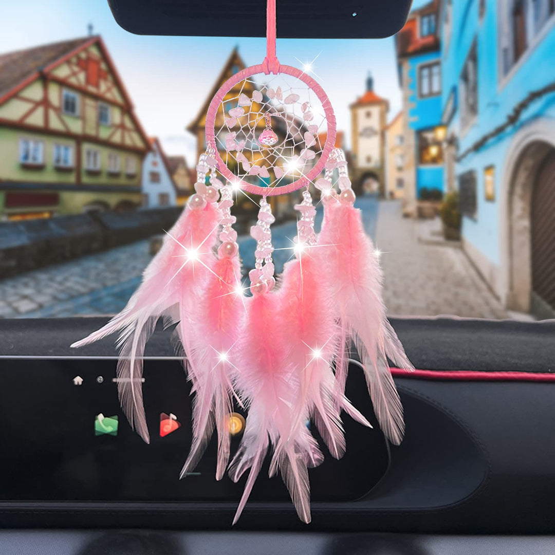 Olivenorma Car View Mirror Hanging Handwoven Dream Catcher - image 2