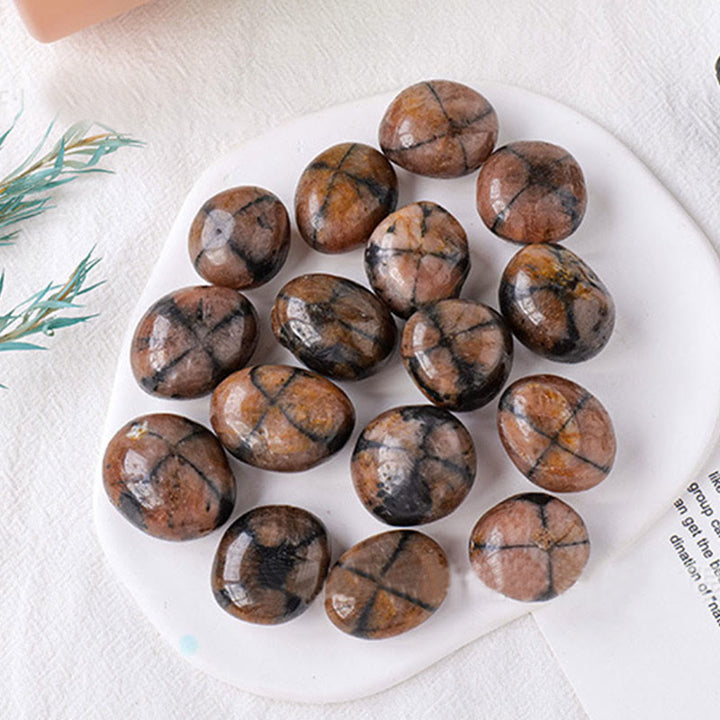 Olivenorma Cross Agate Polished Rolling Natural Stone - image 3
