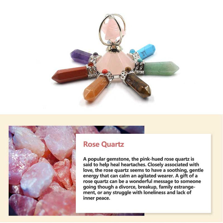 Olivenorma Natural Crystal Chakra Decoration - image 9