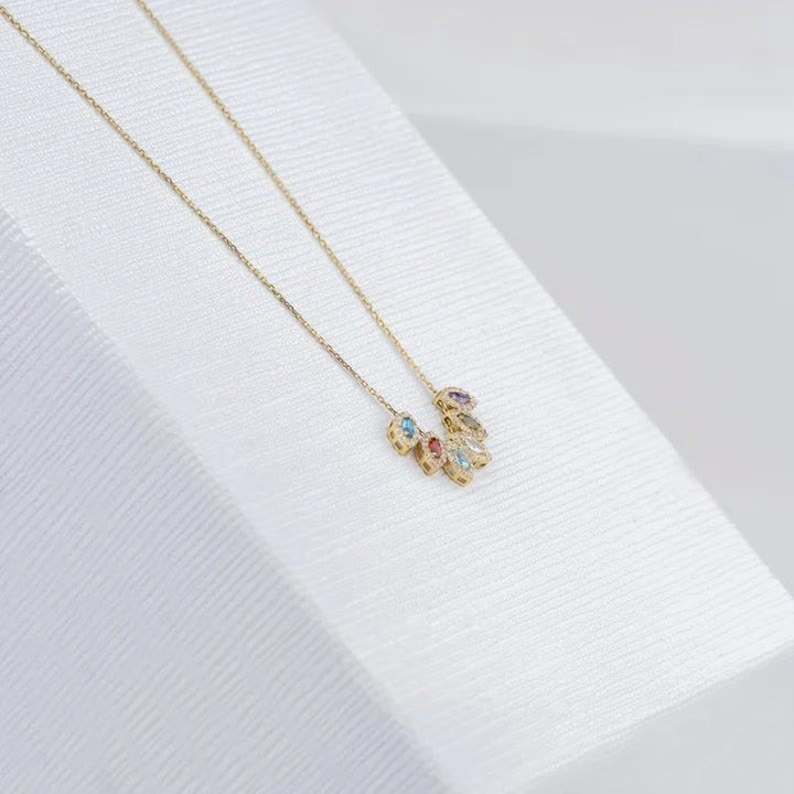 Olivenorma Tears Of Joy 1-8 Teardrop Birthstone Gift Card Necklace - image 18
