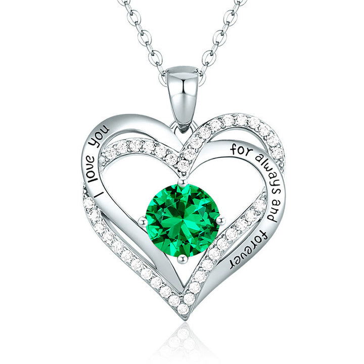 FREE Today: "I Love You Always and Forever" – Forever Love Birthstone Heart Necklace - image 14