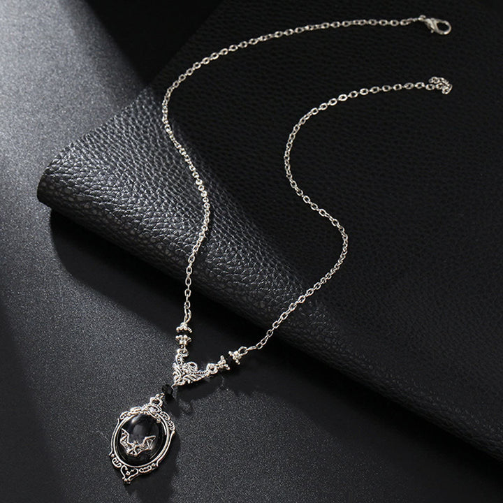 Olivenorma Bat Obsidian Necklace - image 3