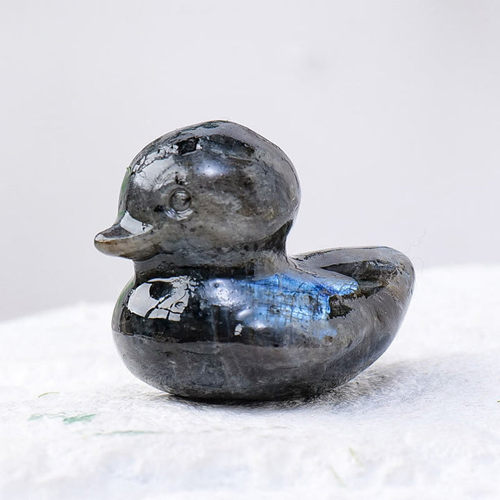 Olivenorma 1.2Inch Quartz Crystal Duck Carving Gemstone Decoration - image 23