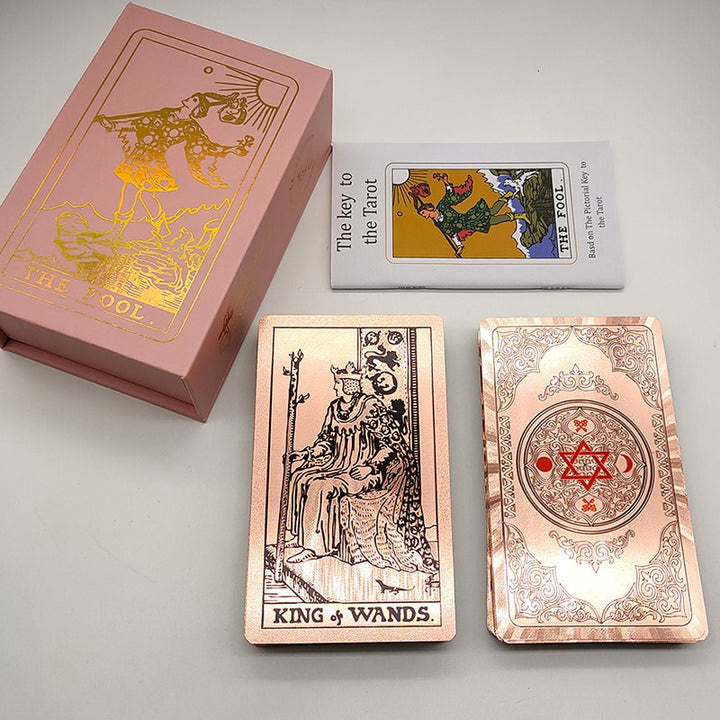Olivenorma Bronzing Pink Gold Foil Tarot Deck Cards - Pink Gold Foil Tarot Deck Cards - image 0
