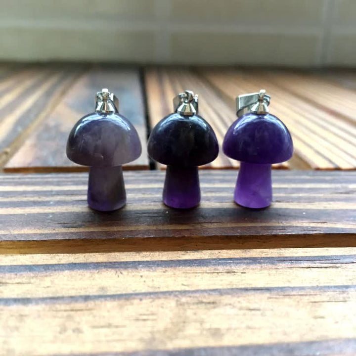 Olivenorma Spiritual Attunement Mushroom Design Healing Necklace - image 4