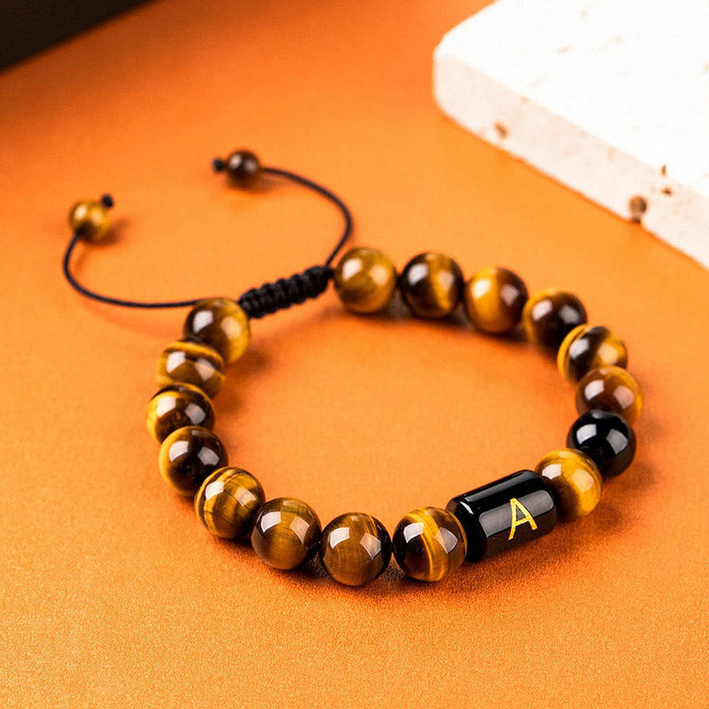 Tiger Eye Letter Protection Bracelet - image 1