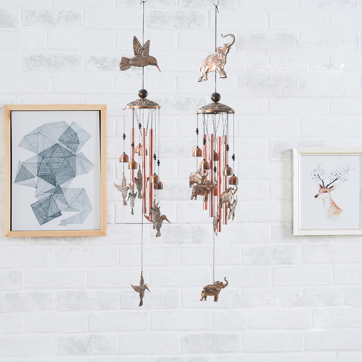 Olivenorma Metal Butterfly Owl Animal Iron Art Hanging Wind Chime - image 18