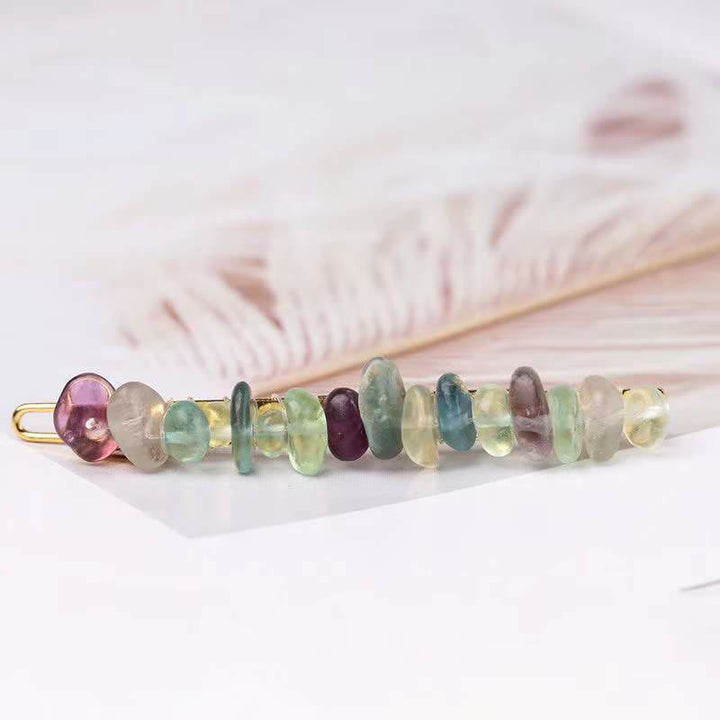 Olivenorma Natural Broken Crystal Hairpin - Fluorite - image 11