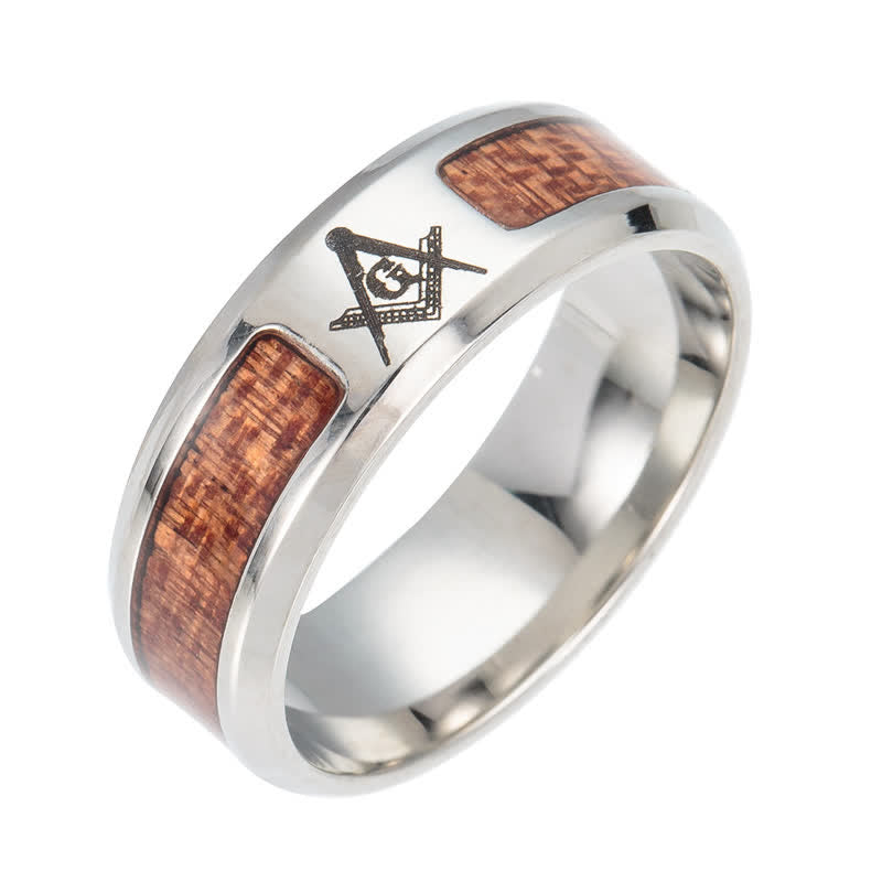 Yggdrasil ring - stainless steel - Freemasonry - 13 - image 12