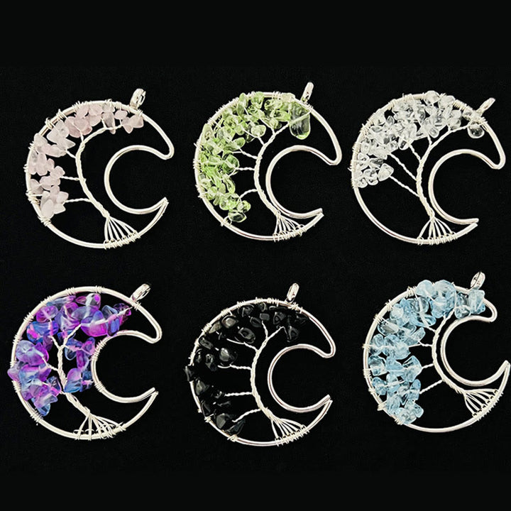 Olivenorma Crystal Tree of Life Braided Cotton Rope Dream Catcher - image 16