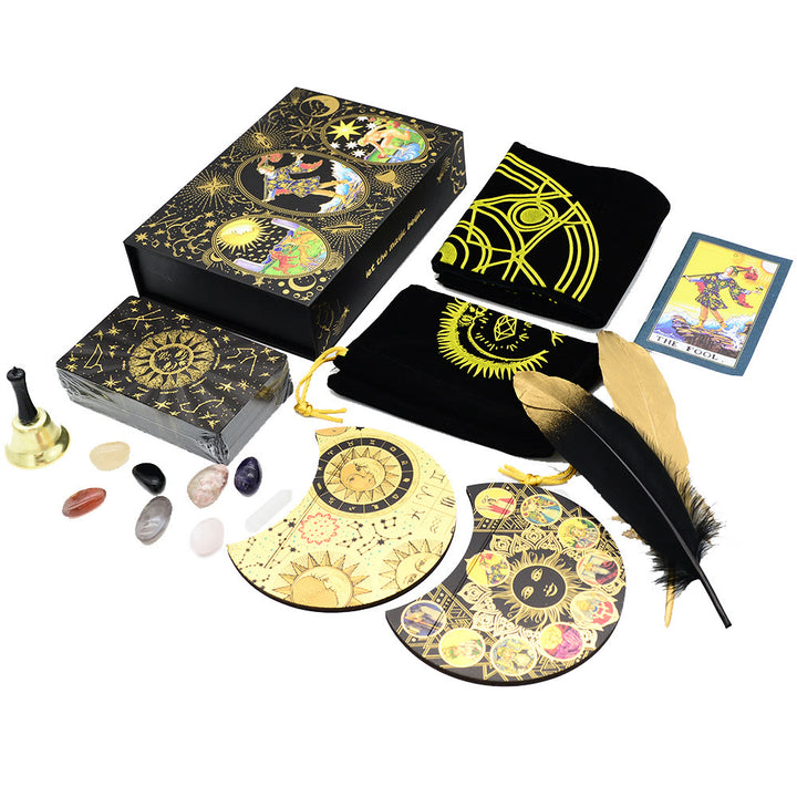 Olivenorma Full Kit Gold Foil Divination Box Set Tarot Deck Cards - Divination Box Set Tarot Deck Cards - image 0