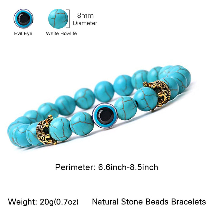 Olivenorma Turquoise With Evil Eye Protection Bracelet - image 6