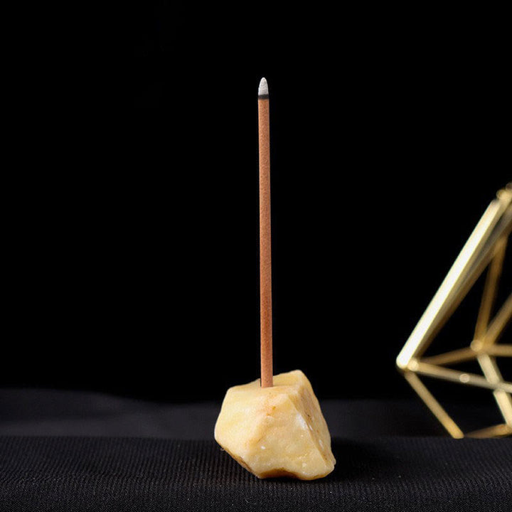 Olivenorma Crystal Raw Stone Incense Stick Holder Gemstone Decoration - image 29
