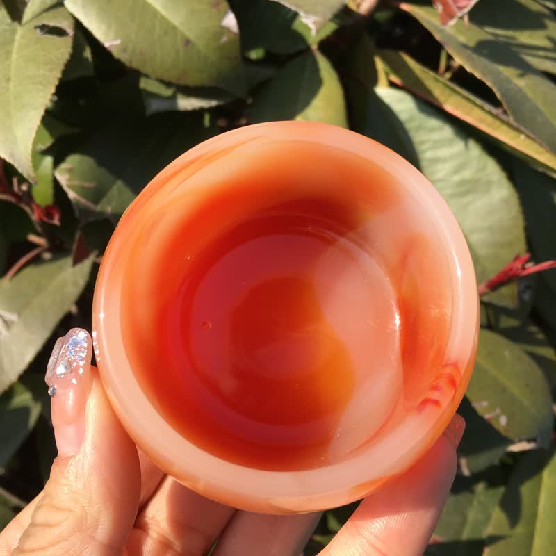 Olivenorma Carnelian Bowl Energy Crystal Decoration - image 2