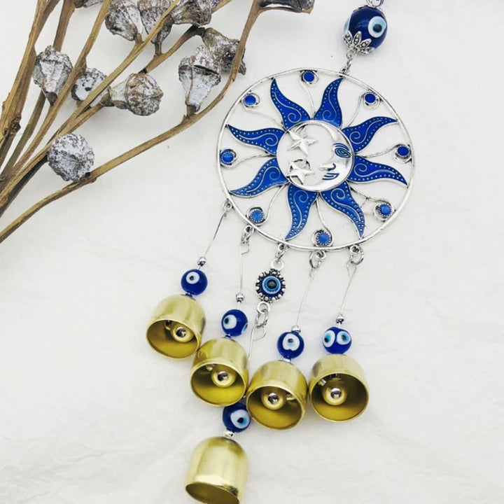 Olivenorma Evil Eye Sun Moon Wind Chime Ornament - image 5