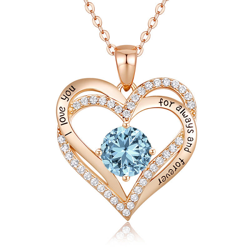 FREE Today: "I Love You Always and Forever" – Forever Love Birthstone Heart Necklace - image 31