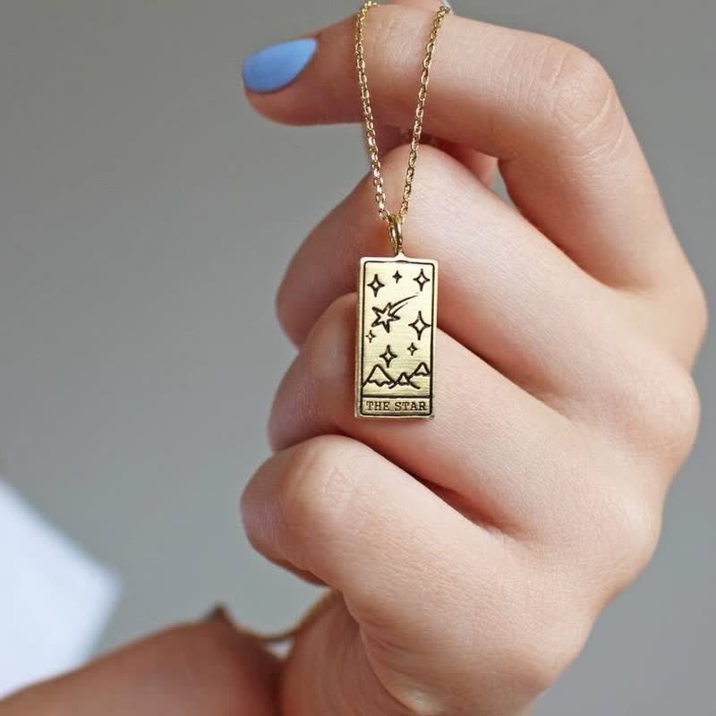 Olivenorma Vintage Tarot Card Fortune Necklace - image 2