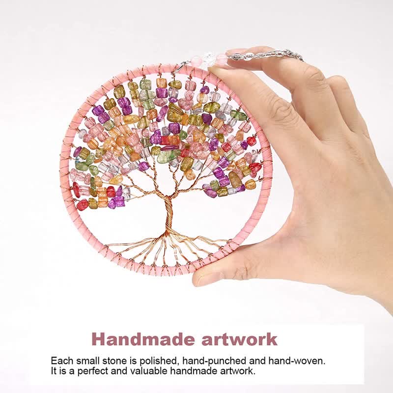 Tree of Life Crystal Suncatcher Dream Catcher - image 8