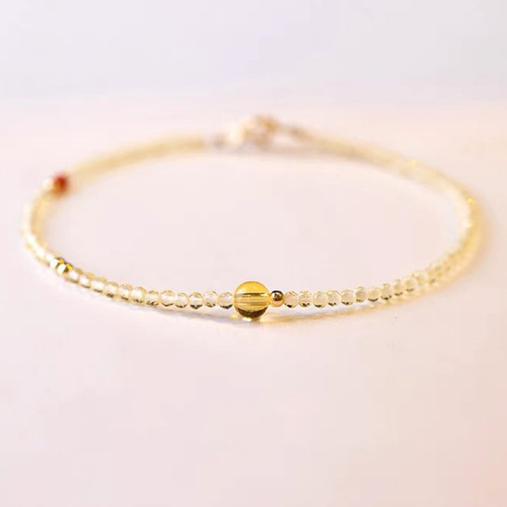 Bright Galaxy - Citrine Energy Gemstone Bracelet - Citrine - image 0