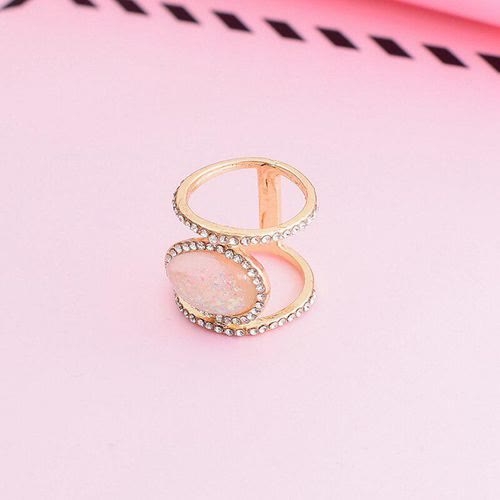 Olivenorma Irregular Moonstone Ring - Moonstone&Gold - 10 - image 5