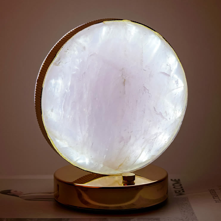 Olivenorma Natural Crystal Stone Table Night Lamp Gemstone Decoration - image 13