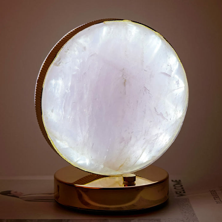 Olivenorma Natural Crystal Stone Table Night Lamp Gemstone Decoration - image 13