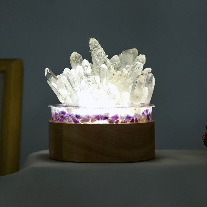  Olivenorma Natural Clear Crystal Lamp - #3 - image 6