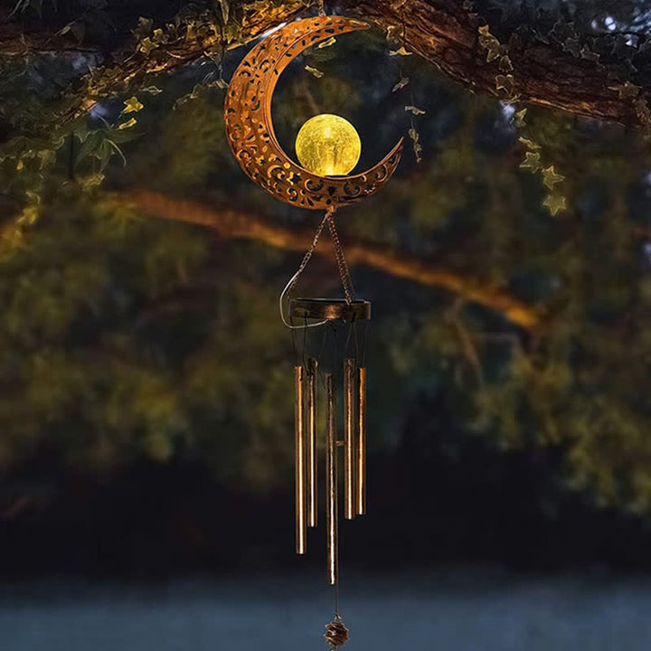 Olivenorma Solar Moon or Sun Wind Chime Ornaments - Moon - image 0
