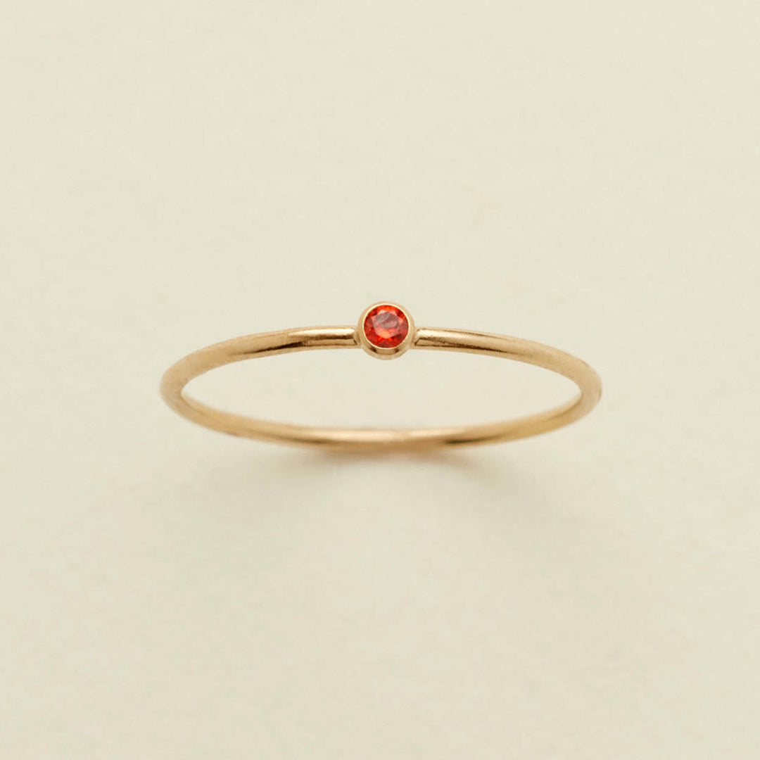 Olivenorma Birthstone 12 Month Birth Slim Ring - image 15