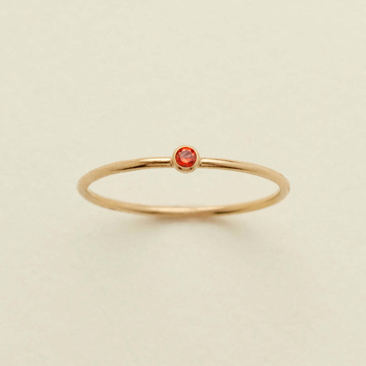 Olivenorma Birthstone 12 Month Birth Slim Ring - image 15