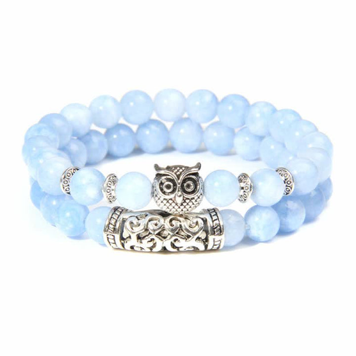 Olivenorma Owl Natural Crystal Beads Bracelet - image 6