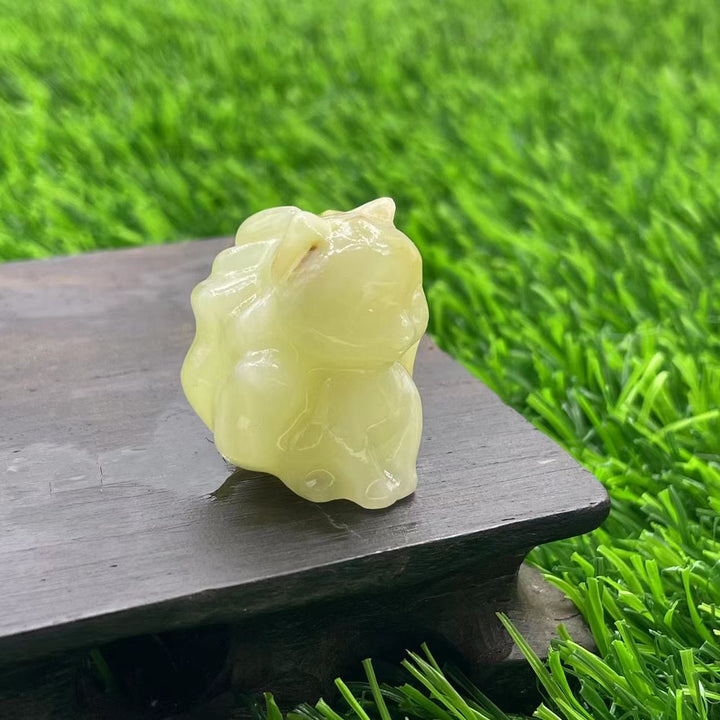 Olivenorma Natural Stone 3cm Nine Tailed Fox Gemstone Decoration - image 44