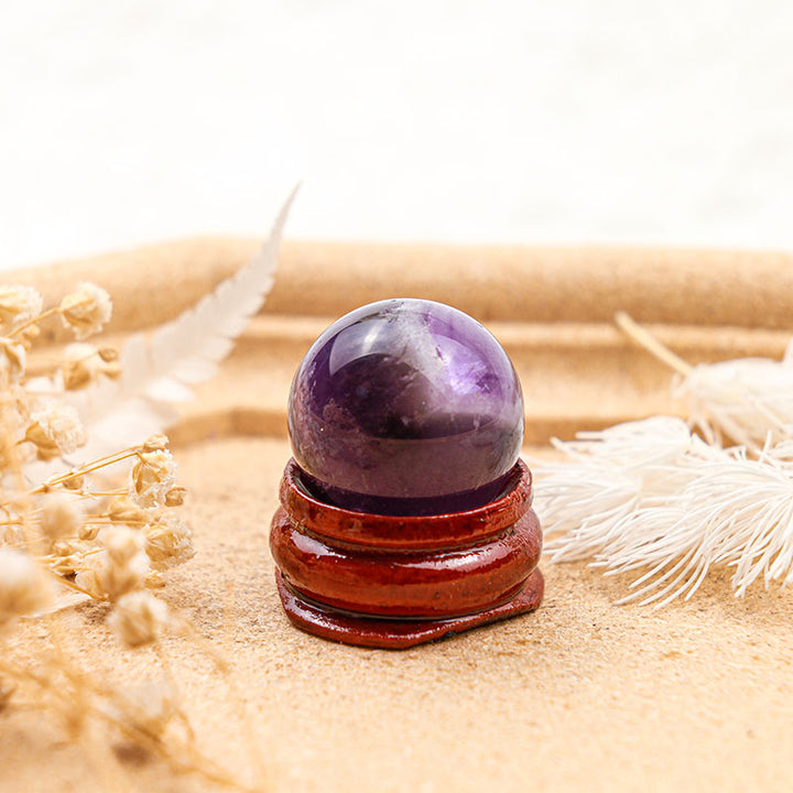 Olivenorma Amethyst Cleansing Soul Crystal Sphere - image 2