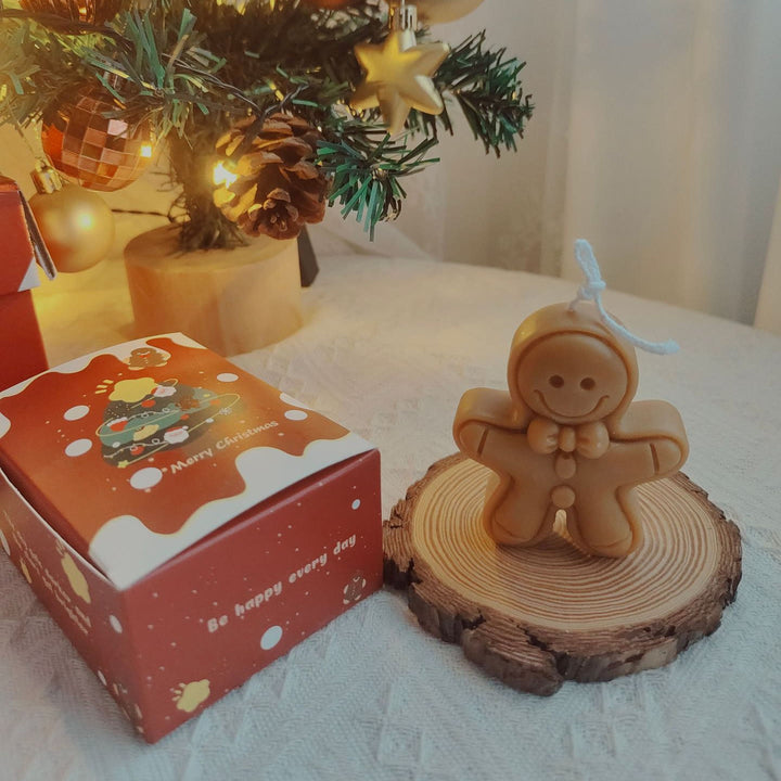 Olivenorma Christmas Cake Cookie Model Candle - Little Gingerbread Man-6.7*8*2.5cm - image 9
