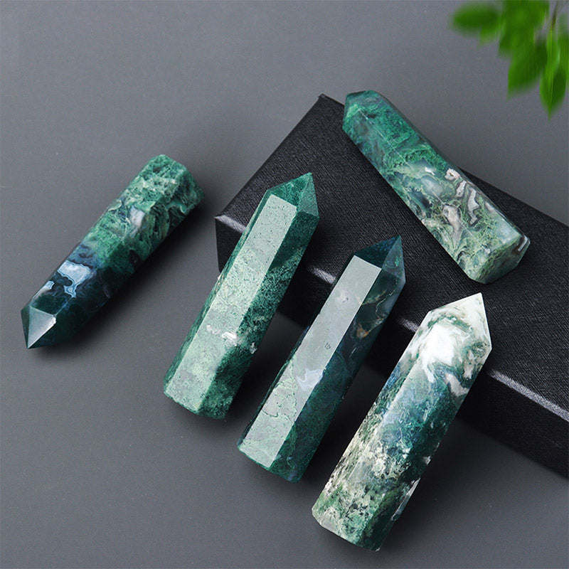 Olivenorma Malachite Natural Crystal Wands Tower - image 1