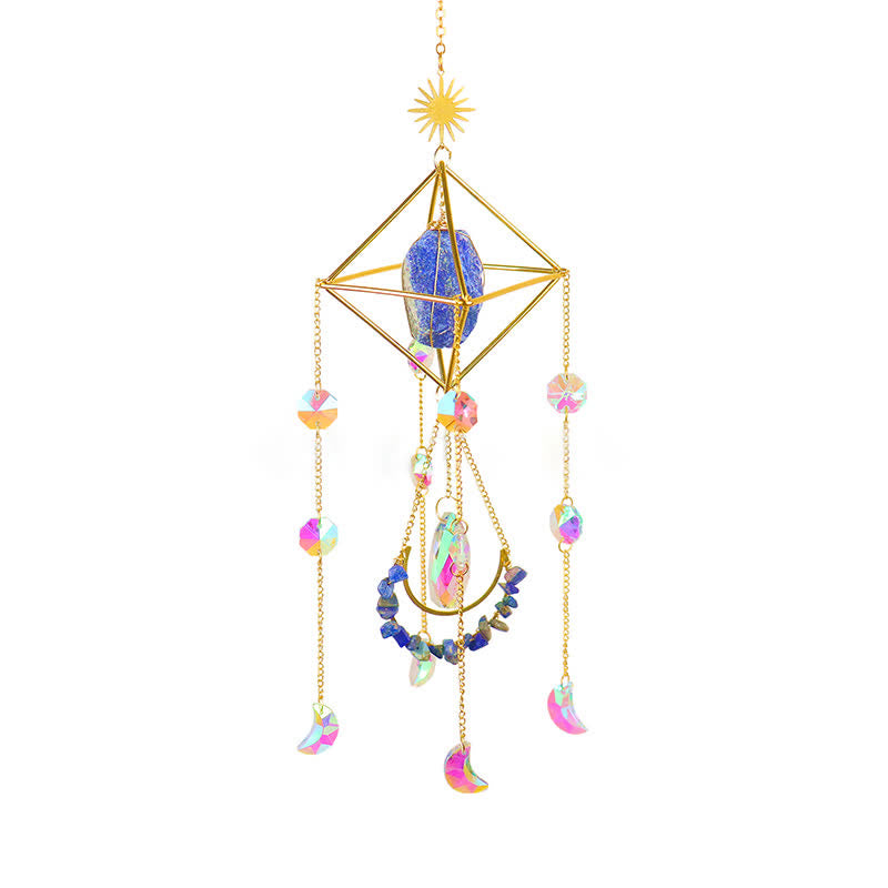 Olivenorma Rainbow Maker Crystal Suncatcher Gemstone Ornament - Lapis Lazuli - image 22