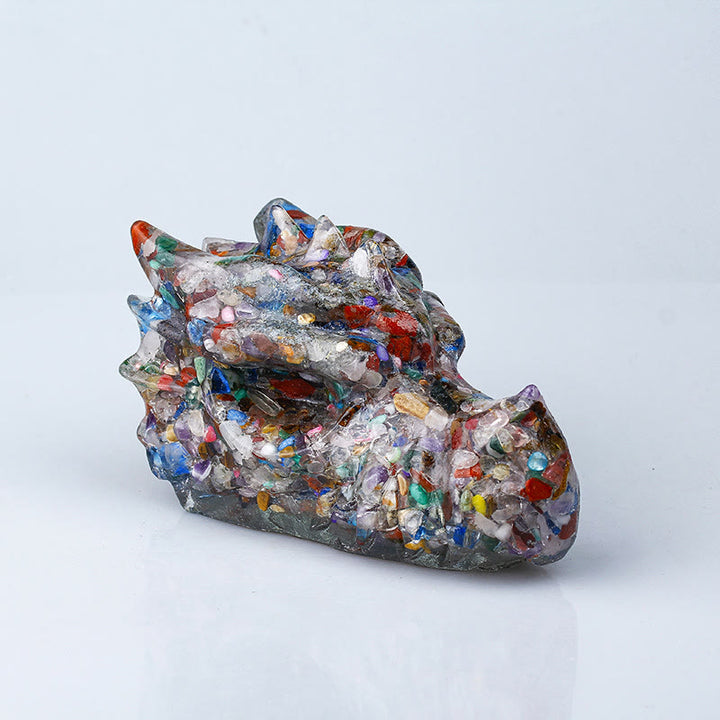 Olivenorma Crystal Epoxy Faucet 1kg Ornament Gemstone Decoration - Mixed Crystal - image 22