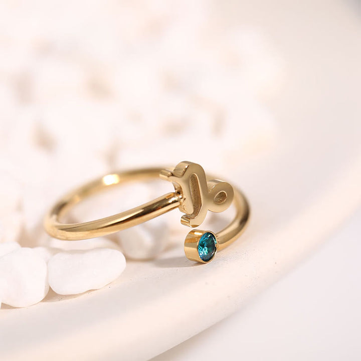 Olivenorma Zodiac Birthstone Gift Card Ring - image 37