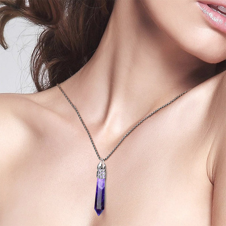 Crrystal Bullet Protection Gemstone Necklace - image 2