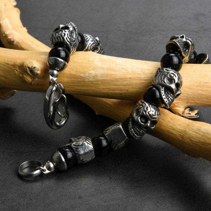 Olivenorma Natural Tiger Eye Handmade Stainless Steel Bracelet - image 27