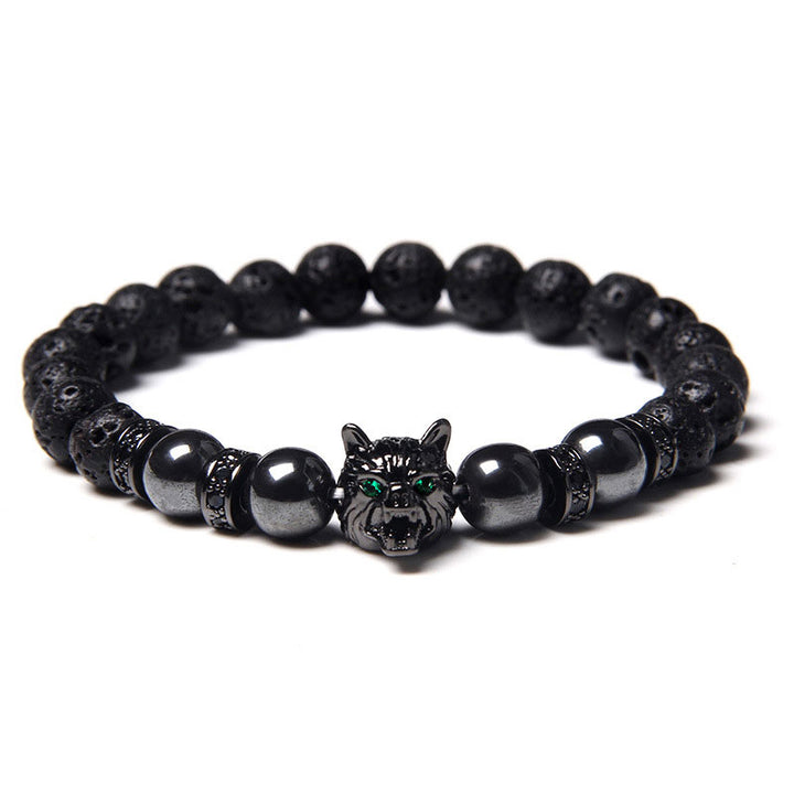 Olivenorma Obsidian Wolf Bracelet - Obsidian - image 0