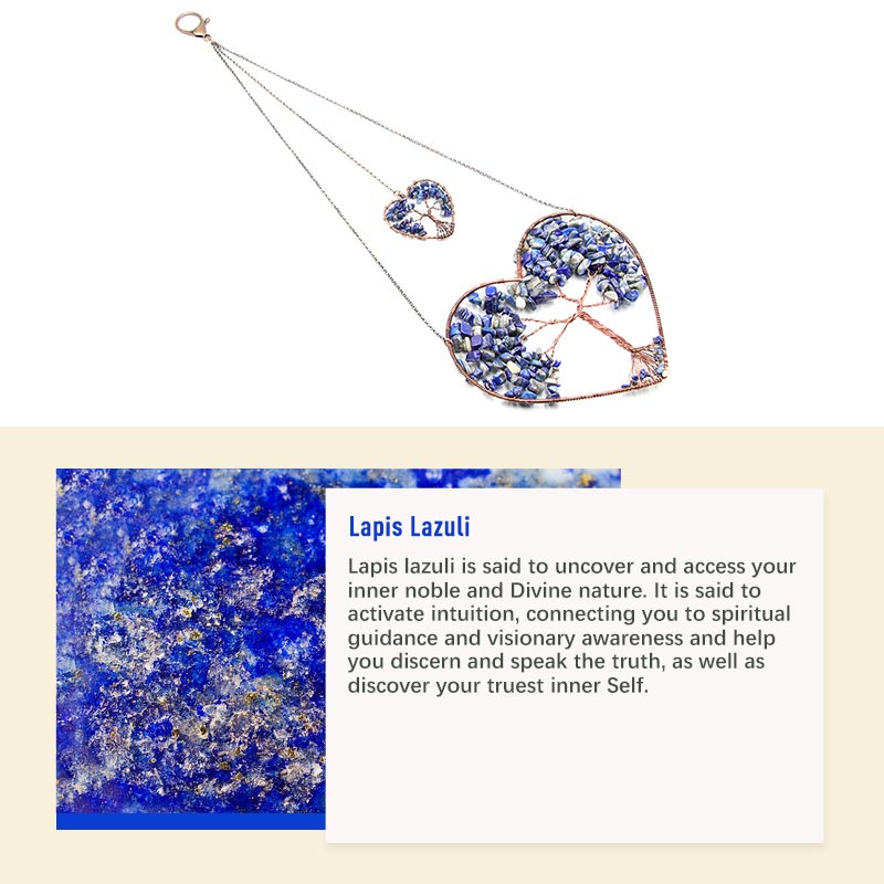 Olivenorma Chakra Love Tree Of Life Decoration Ornaments - Lapis Lazuli - image 11