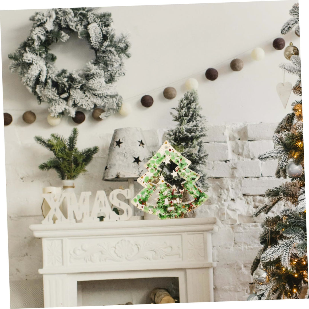 Olivenorma Natural Crystal Gravel Resin Christmas Tree Decoration - image 14