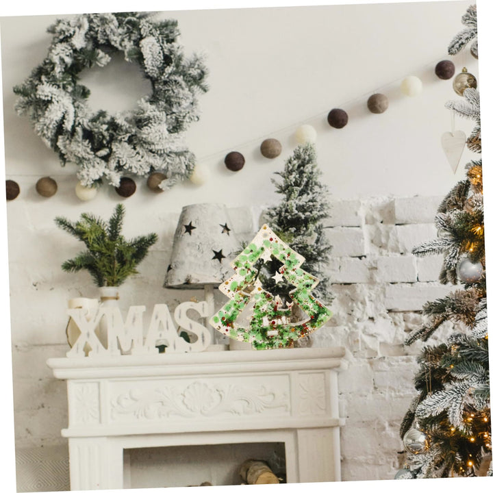 Olivenorma Natural Crystal Gravel Resin Christmas Tree Decoration - image 14