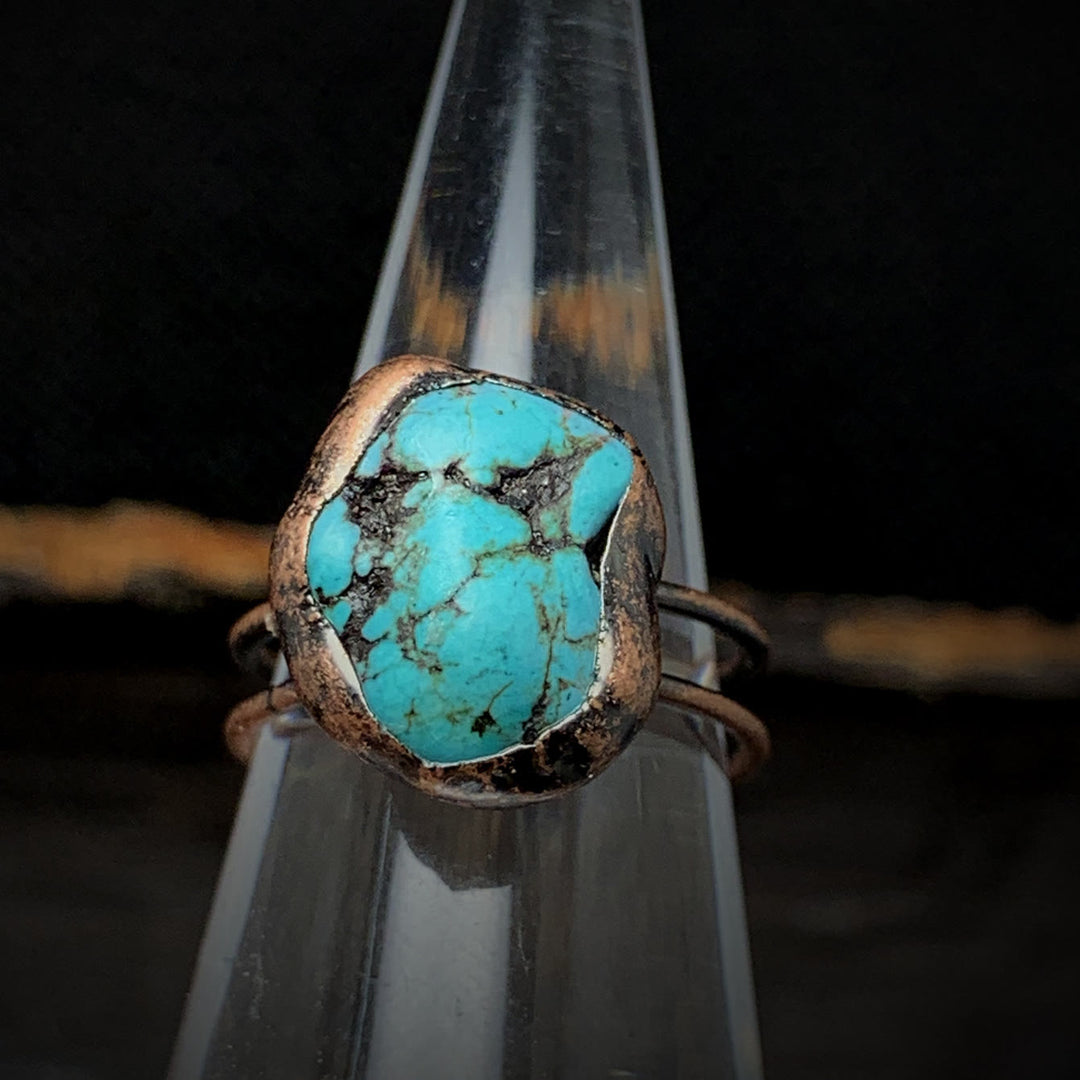 Olivenorma Natural Irregular Raw Stone Twelve Birthstone Adjustable Ring - image 81